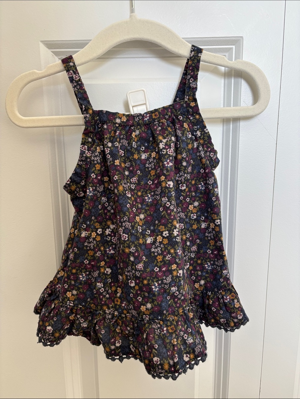 Jamie Kay Navy Floral Ruffle Camisole and shorts